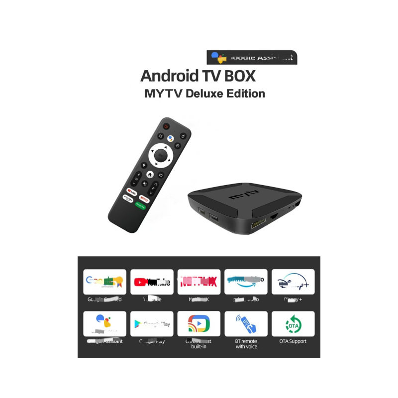 4K HD V96Q ATV Network Set Top Box S905 TV BOX Dual Band Bluetooth Voice Remote Control