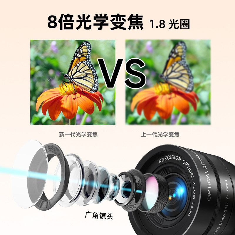 2025 5K Flip-Top Ccd Digital Camera Aliexpress Ashiyin Amazon Best-Selling 64 Million Students Home Use
