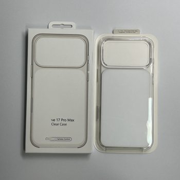 Official Original Version Suitable for Apple 17Pro/17Promax Protective Case Transparent Button Control Pc Glossy Mobile Phone Case