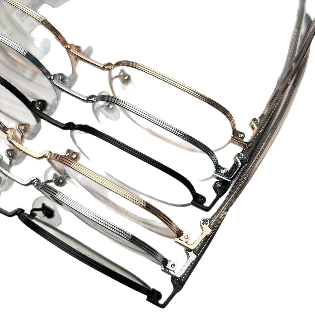 New Metal Plate Insert Leg Retro Frame Literary Retro Student Style Glasses Frame Danxiang Optical Glasses Wholesale