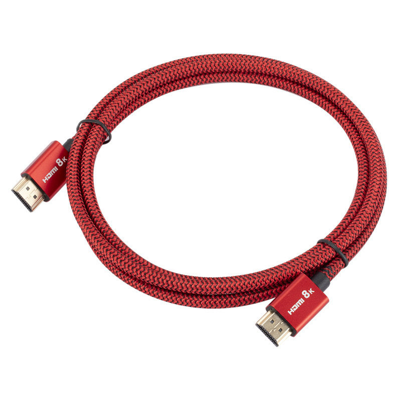 Hd Cable HDMI Cable Version 2.1 8K Hd Cable HDMI Cable 8K Computer Tv Ps5 Video Connection Cable Cross-Border