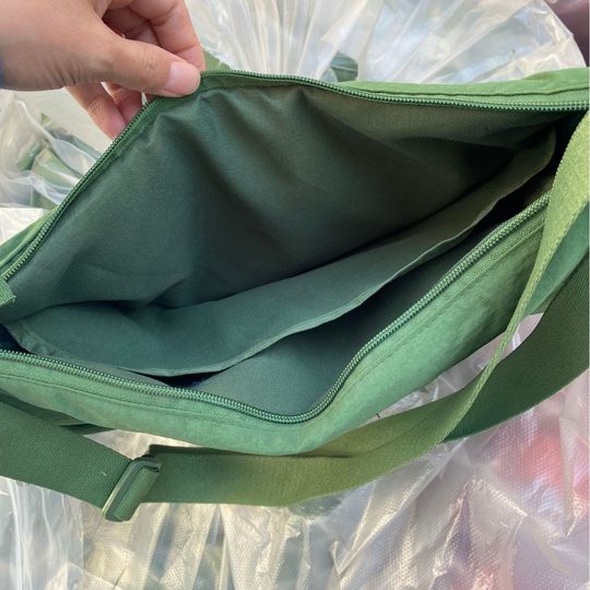 U Brand Same Style Dumpling Bag for Women, Summer 2025 New Trendy Nylon Waterproof Saddle Bag, Large Capacity Ins Crossbody Fabric Bag