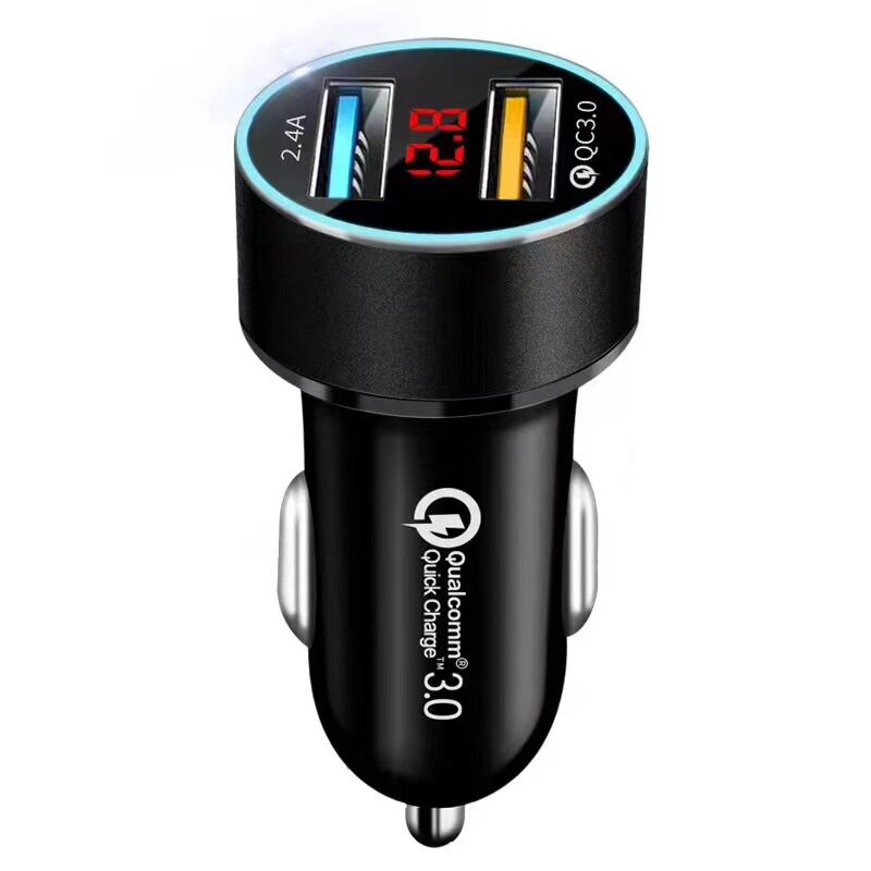 New car charger super fast charger cigarette lighter Bluetooth player MP3 voice navigation broadcast