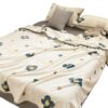 Milk Velvet Blanket Nap Office Shawl Thin Air Conditioning Blanket Coral Flannel Sofa Small Quilt for Bed