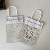 Kitty Cat Portable Transparent Gift Bag Birthday Ins Style Girly Cute Cat Gift Stationery Storage Accessories