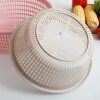 Cross-border Plastic Draining Basket Kitchen Thickened Extra Large Vegetable Washing Basket Vegetable Basket Fruit Basin Round Melon and Fruit Basket