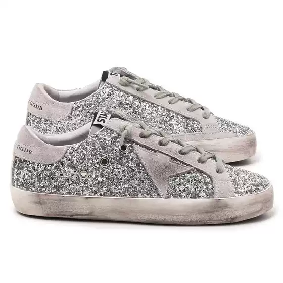 Korean Distressed Star Sneakers for Women, Casual Versatile Trendy Sneakers with Hidden Height Increase, Dirty Leather White Shoes with Low Heel