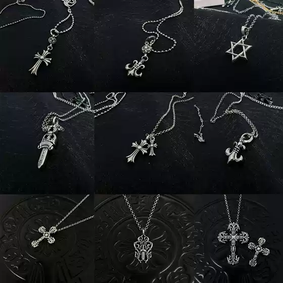 Cross Necklace with Diamonds for Men and Women, Popular Clavicle Chain, Tiktok and Xiaohongshu Influencer Picks