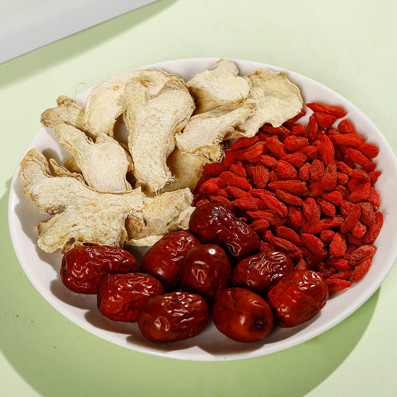 Source manufacturer Sanfu ginger jujube tea combination dried ginger wolfberry red jujube scented tea soaked in water independent packaging Botang customization