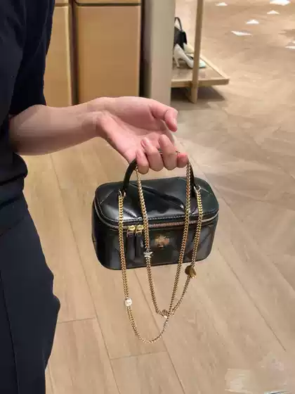 Wholesale TB New Cowhide Makeup Bag Trendy Fashion Versatile Sheepskin Box Bag Shoulder Crossbody Handbag Chain Bag