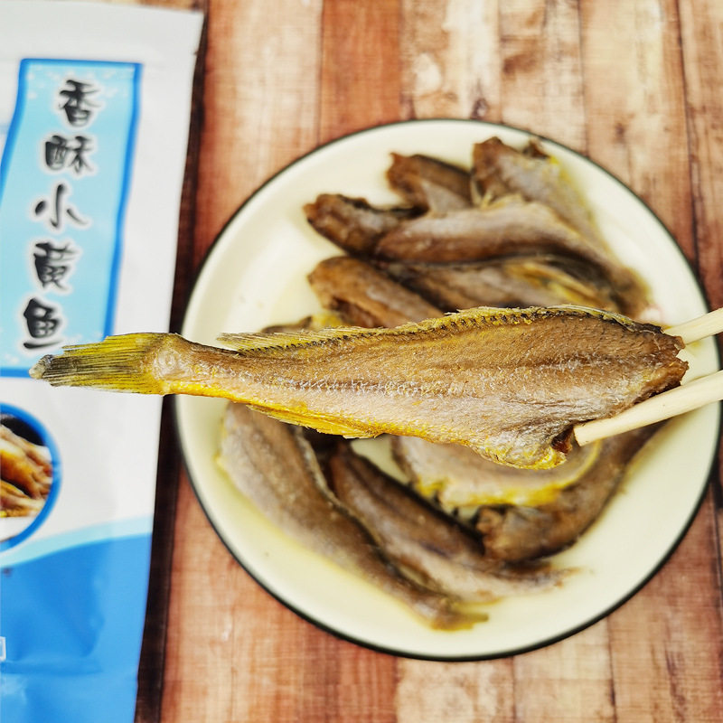 Yungang Seafood Ready-To-Eat Shredded Squid Crispy Small Yellow Croaker Shredded Squid Casual Seafood Snacks