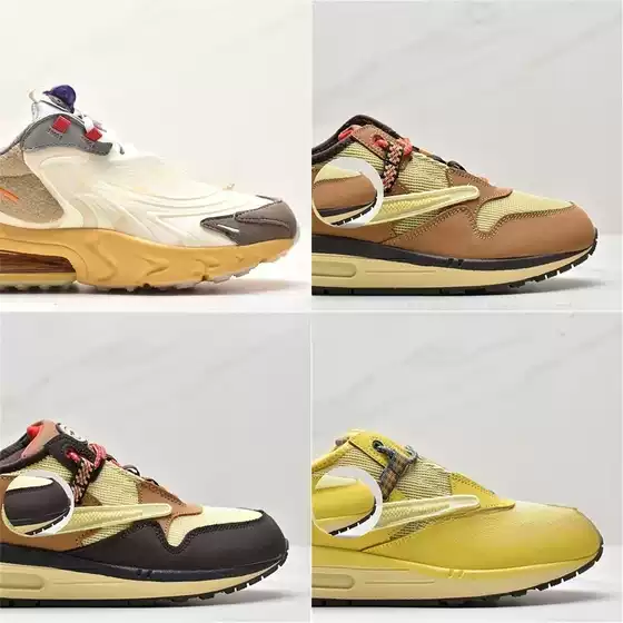 [Ts Joint] Max Export High-Quality Travis Joint Barb Baroque Brown Wheat Running Shoes