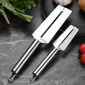 Stainless Steel Sugarcane Knife Thick All-steel Peeler Multi-functional Household Fruit Peel Eye-remover Cutting Pineapple Artifact