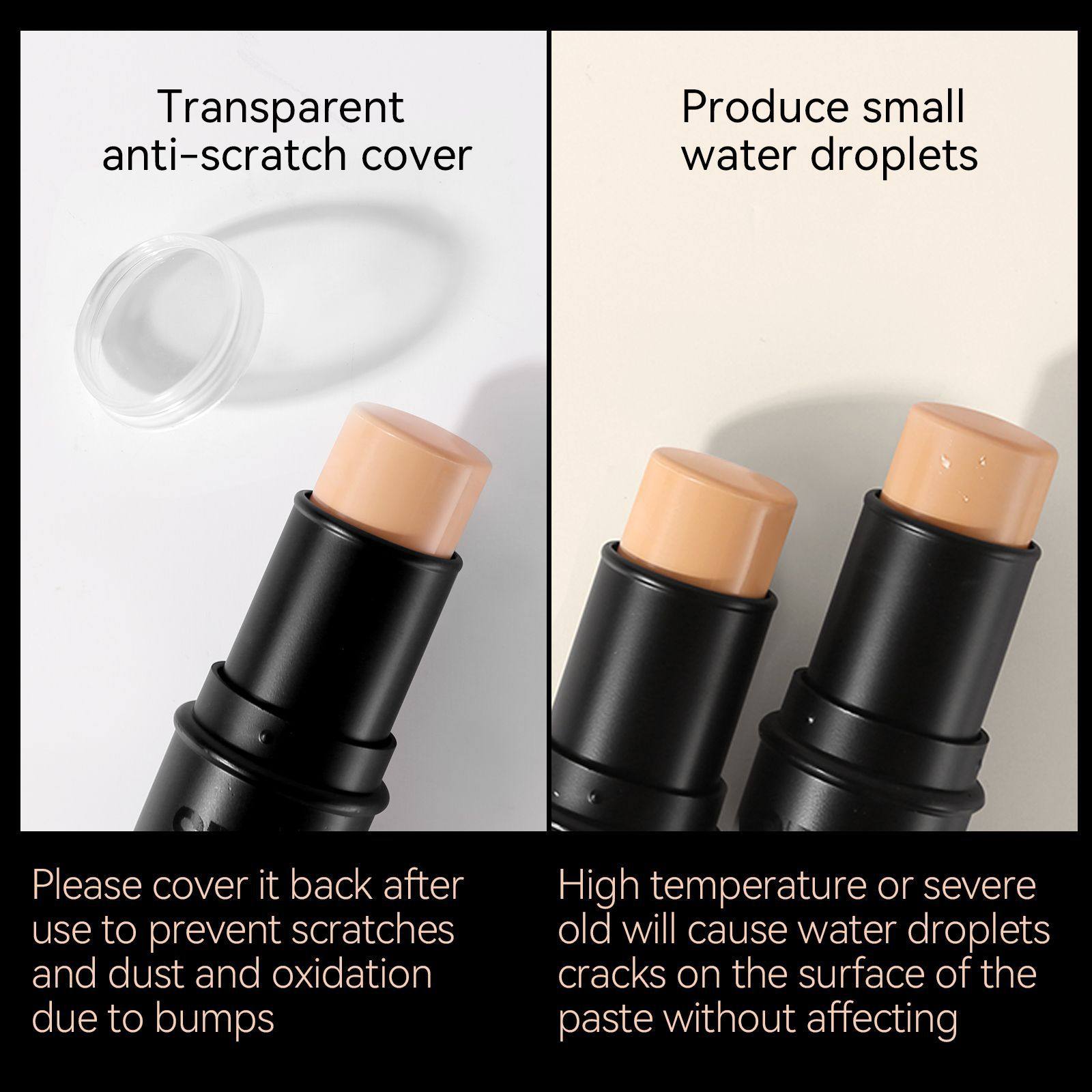 Cross-Border Derol Concealer Foundation Stick Oil Control Natural Isolation Concealer Bb Cream Hydrating Moisturizing Liquid Foundation