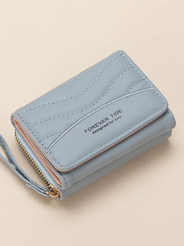 Cross-Border Korean Style Women's Coin Purse New Student Simple Embroidered Clutch Bag Ins Style High-Value Card Holder Wholesale