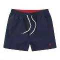 Royal blue red label