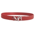 Amiri silver buckle + red