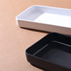Japanese Creative Melamine Tray Rectangular Imitation Porcelain Tray Kitchen Seasoning Tray Toothbrush Holder Water Cup Tray Hotel Toothbrush