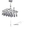 New Adjustable Sock Drying Rack Balcony Hovering Clothes Drying Rack Lifter Socks Drying Rack Intimates Clothes Drying Rack