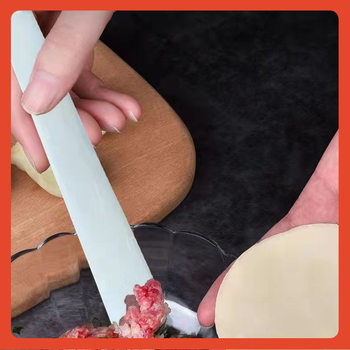 ☾ Cow Bone Dumpling Filling Spoon, Flat Spoon, Flat Ruler, Filling Scoop, Bun Cow Rib Bone Filling Spoon