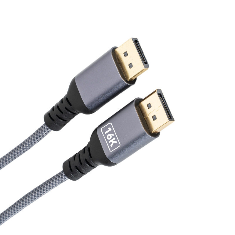 Dp Line 16K Hd Version 2.1 Braided Mesh Graphics Card Display E-Sports Line Computer Connection Data Video Dp Line