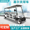 6-Seat Electric Golf Cart, Campus Airport Shuttle, Reception Vehicle, Tourist Attraction Electric Sightseeing Vehicle