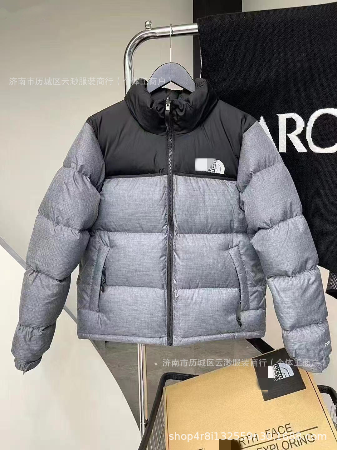 American Version High-End Naijia Winter Hooded Unisex New Fashion Trendy Warm Loose down Jacket Coat