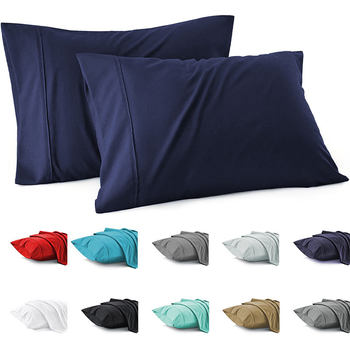 Sanding cloth chemical fiber polyester thick pillowcase solid color multi-color pillowcase support custom large favorably stable quality