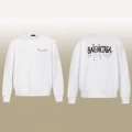 B1109 round neck white