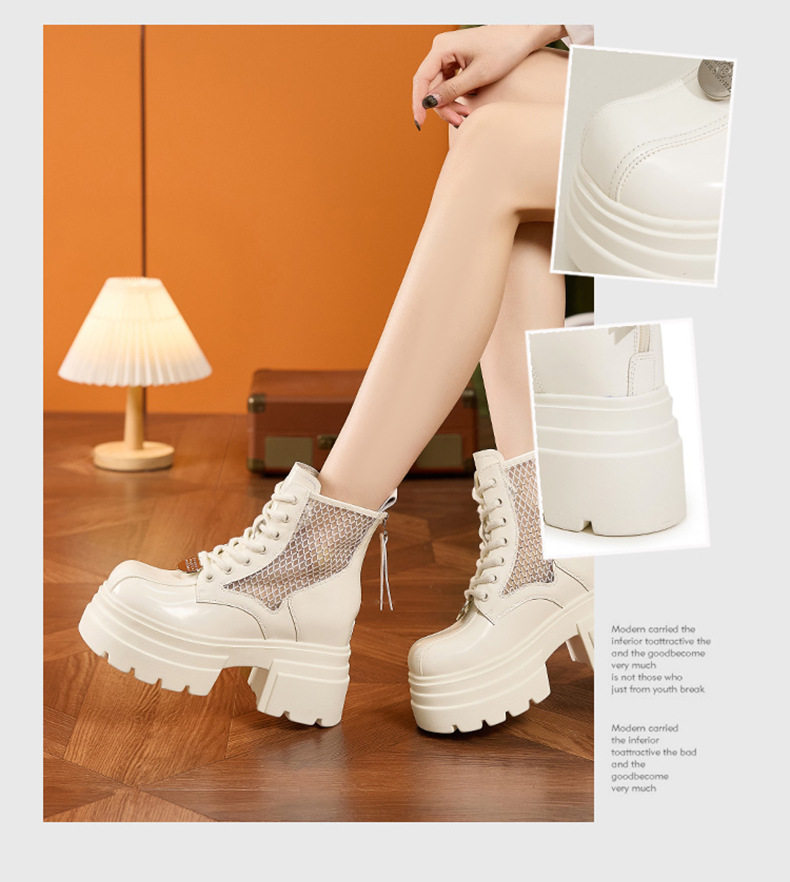 Dép sandal nữ xỏ ngón đế bệt mùa hè thoáng khí — Len sạch, Đen chi tiết 3