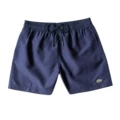 Quick-drying material navy blue embroidery