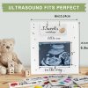 Cross-Border Ultrasonic Wooden Photo Frame with 17 Reversible Wooden Fruit Number Tags for Birth Countdown for Newborns