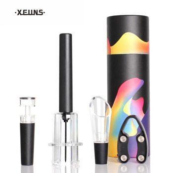 Pneumatic wine bottle opener four-piece creative wine bottle opener automatic home wine bottle opener fast