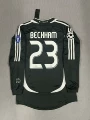 Long sleeves#2006/07 real madrid second guest no. 23 beckham + armband