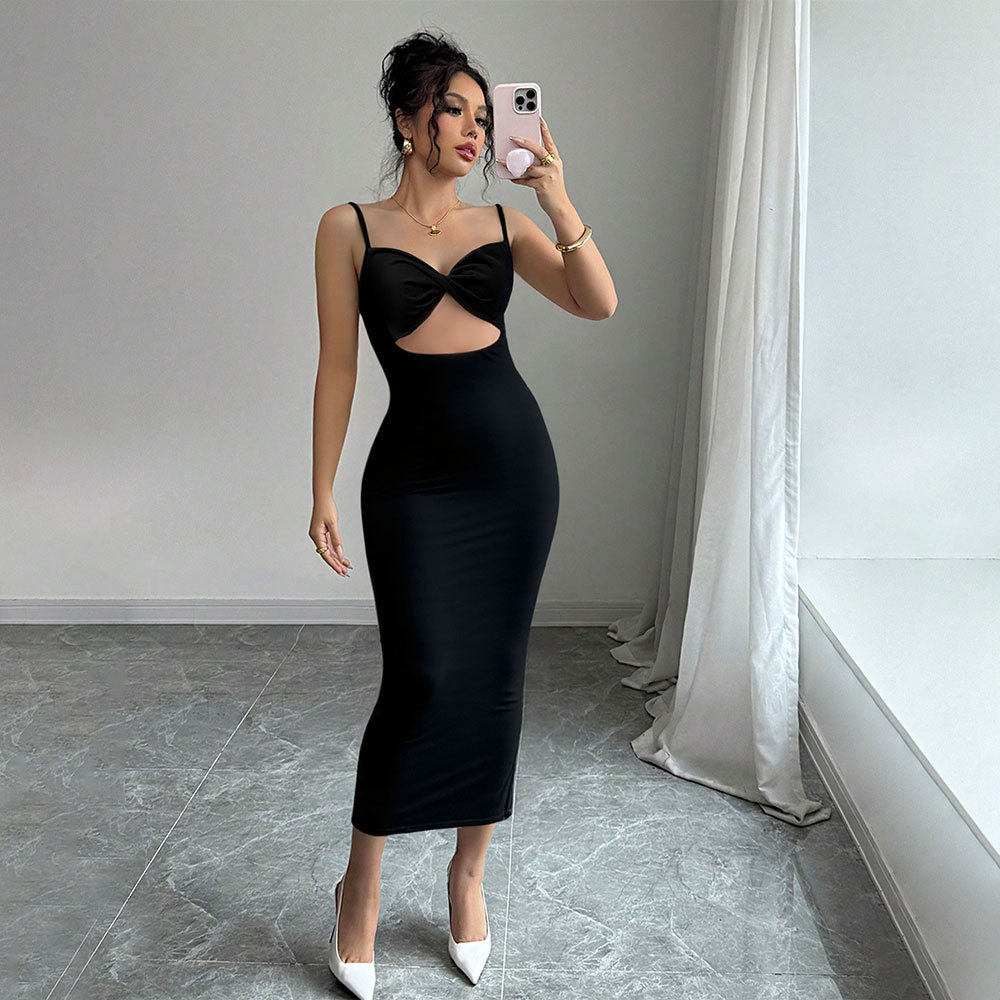 Summer Sleeveless Bodycon Dress Elegant Sexy Chic Design Perfect for Parties and Events Wholesale Available