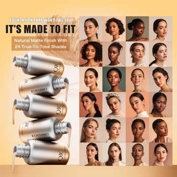 Qic Cross-Border Small Bottle Concealer Liquid Long-Lasting Makeup Foundation Concealer Cream Repair Liquid Strong Concealer Dark Circles and Acne Marks