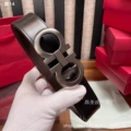 14. matte gun buckle + black brown (glossy)