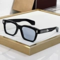Silver black frame transparent turns blue
