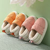 Children's Cotton Slippers Winter Bag Heel Waterproof Non-Slip Small Large Boys and Girls Thick Soft Bottom fleece-lined Warm Baby Cotton Shoes