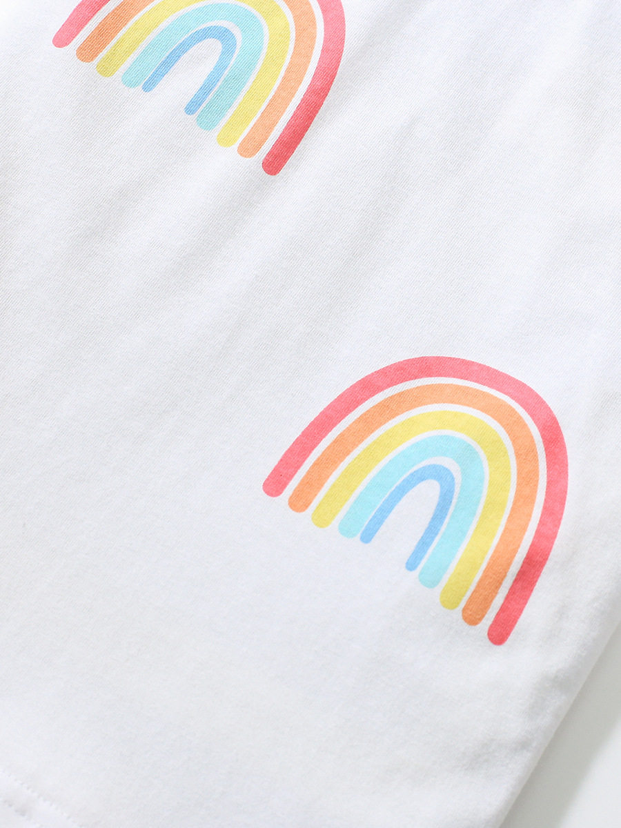 Custom Girls' Set, Summer Short-sleeve Tulle Dress 2-piece Outfit, Cute Kids' Set