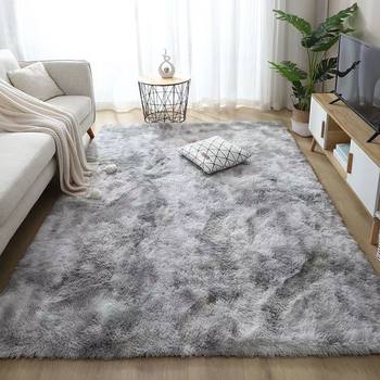 Manufacturer Wholesale Tie-Dye Carpet, Bedroom Bedside Blanket, Nordic Style Plush Blanket, Thick Cushion, Living Room Coffee Table Blanket