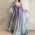 Новая градиентная юбка Hanfu super fairy, сшитая в стиле Танг, с вышивкой Хази, старинный костюм, рубашка-бабочка с большими рукавами, повседневный национальный стиль Hanfu mini 2
