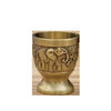 Vintage Home White Wine Cup Creative Small Cup Antique Spirits Cup High-grade One-piece Cup Antique Generation Copper Wine Cup Ornaments
