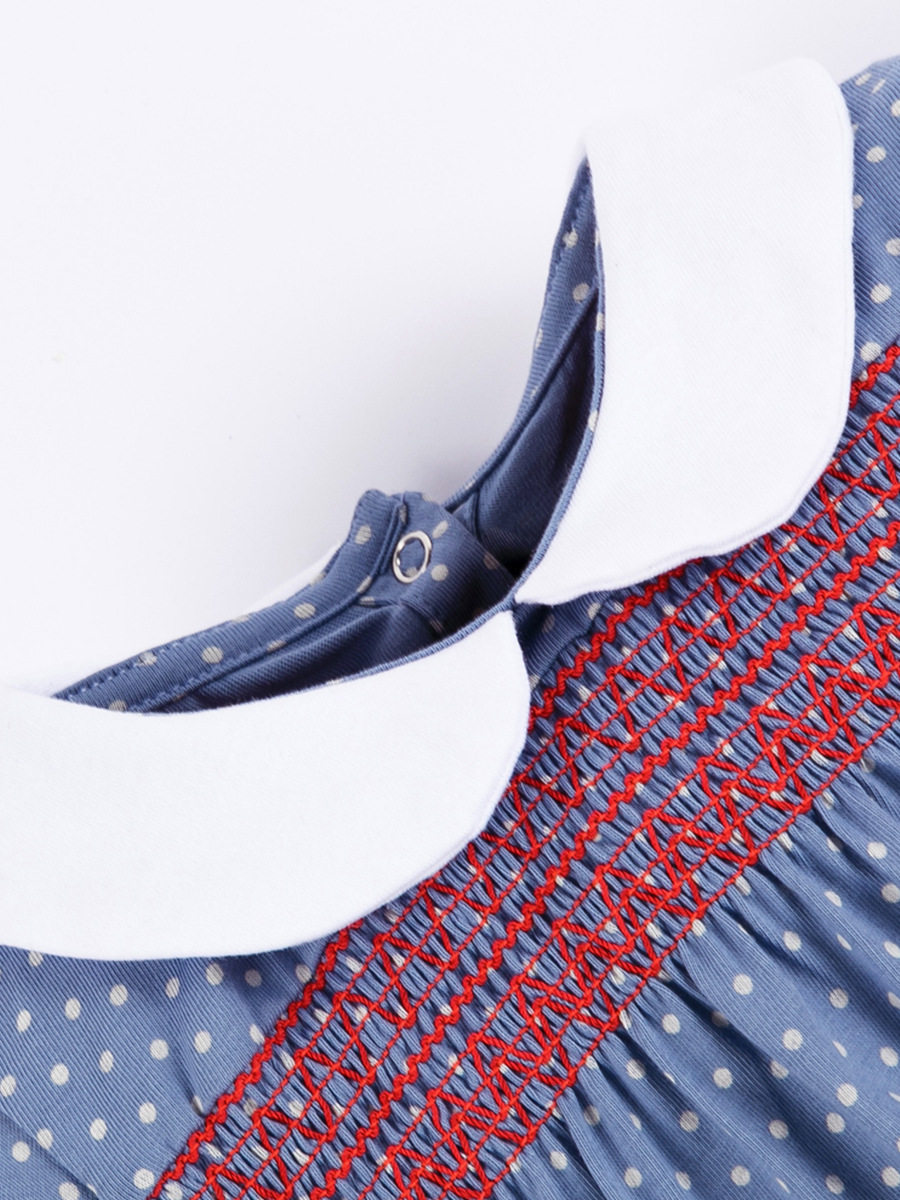 Plaid New Summer Girls' Dress, Short-sleeve Cotton Polka Dot Printed Kids' Dress