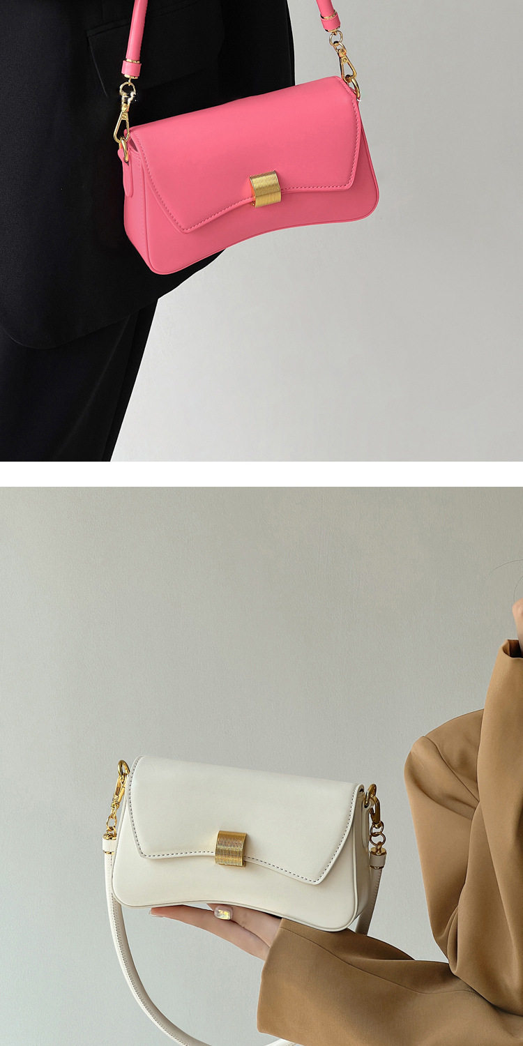 Baguette Bag New Simple Casual Solid Color Underarm Women's Bag Urban Style All-match Crossbody Women's Bag 3 undefined