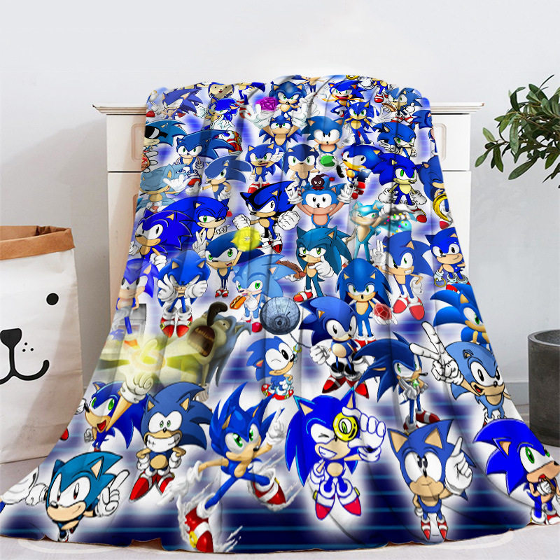 Cross-border supersonic mouse SONIC SONIC Anime blanket SONIC blanket children's blanket air conditioning quilt