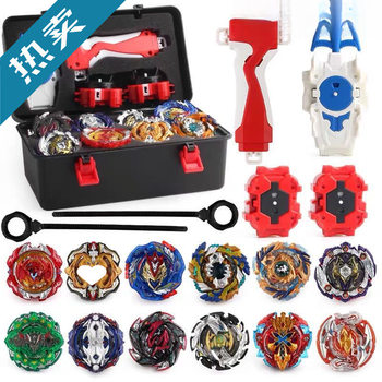 Bursting Spinning Top Burst Battle Tool Box Children's Storage Box Spinning Top Old Generation Metal