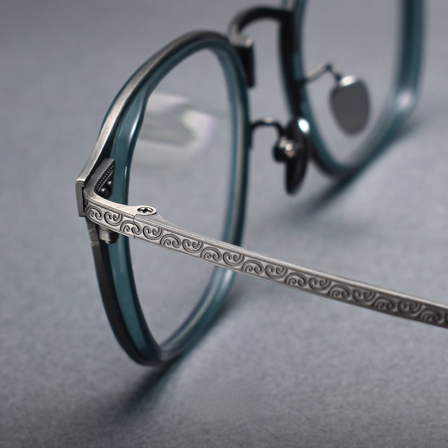 Danyang 192 Same Style Retro Ultra-Light Pure Titanium Prescription Eyeglass Frame for Men Pl-508 Bkt17