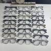 New Trendy Large Frame Plain Glasses Versatile for No Makeup Myopia Glasses Frame Metal Hinge Trendy Tr90 Frame Wholesale