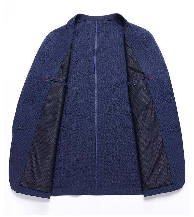Áo vest nam mỏng nhẹ chống nhăn chống nắng dáng ôm phong cách trẻ trung — Xanh đậm, Xám xanh, Màu xám gạo, Xanh lam bảo